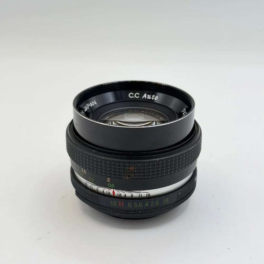 Petri CC Auto 55mm f1.8 Vintage Prime Lens Made in Japan 631829‎ Good Condition